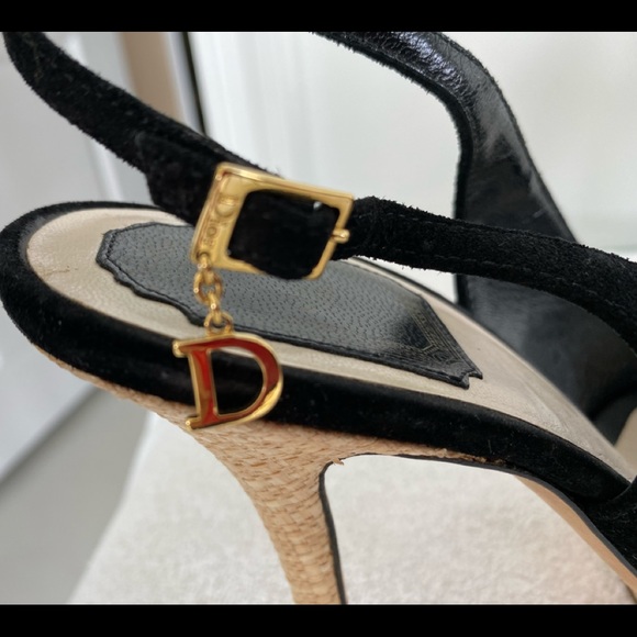 Christian Dior Stunning Open Toe Slingbacks 9.5 - Picture 8 of 8